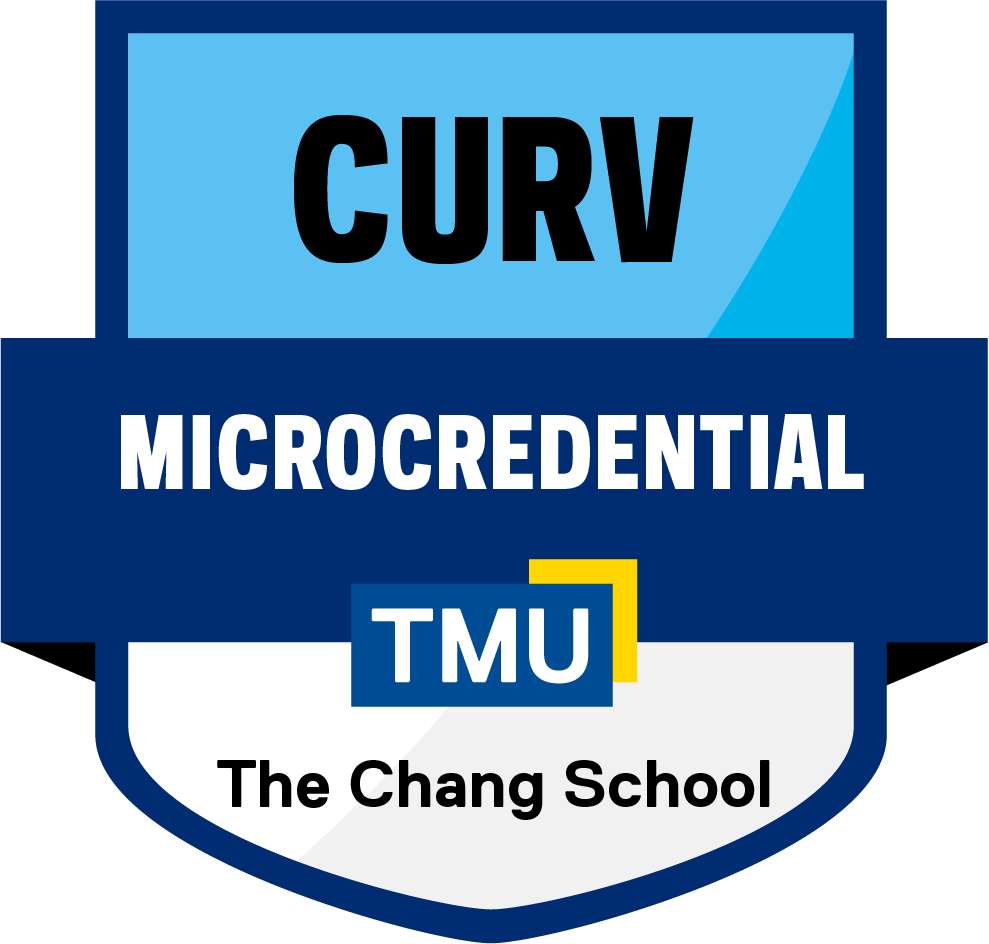 curv microcredential at the chang school insignia