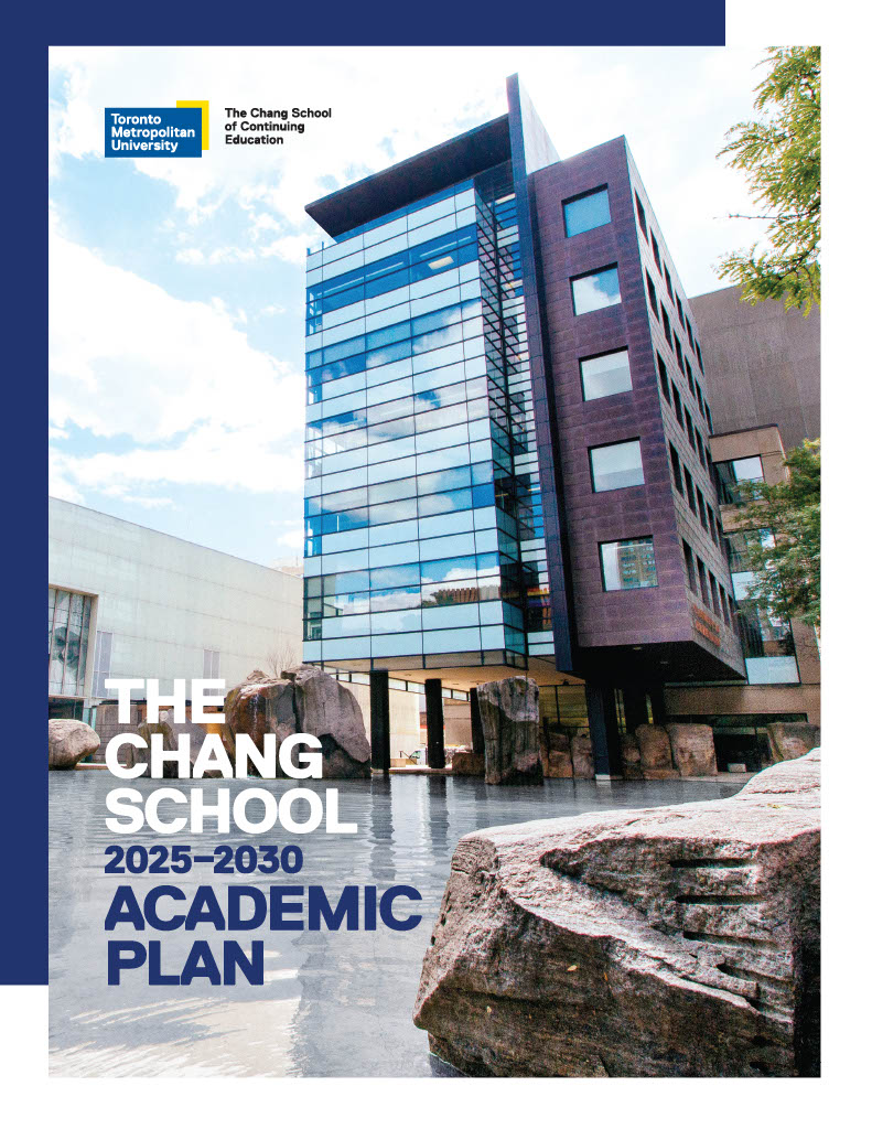 Cover page for Chang School 2025-2030 Academic Plan